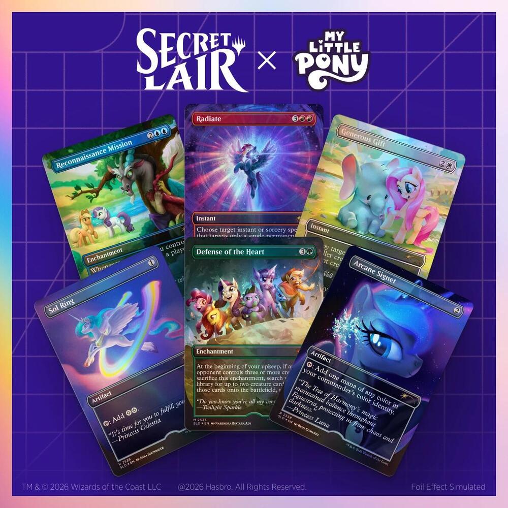 Secret Lair Drop: Secret Lair x My Little Pony: Friendship is Magic - Traditional Foil Edition card from Secret Lair Drop Series