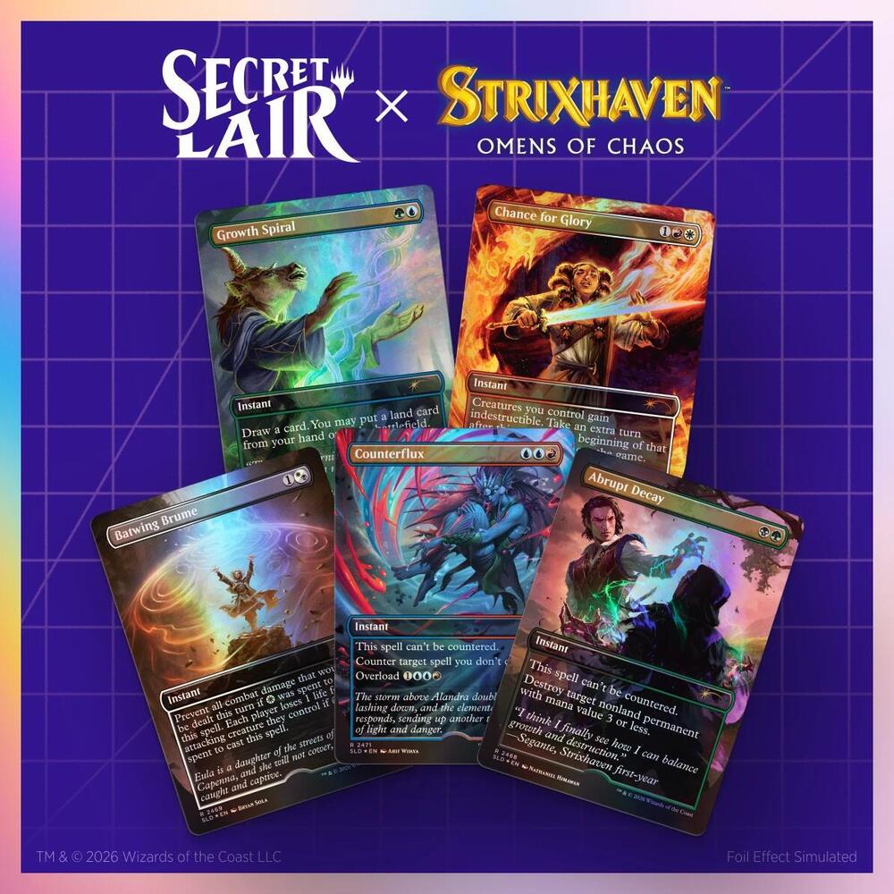 Secret Lair Drop: Omens of Chaos - Traditional Foil Edition card from Secret Lair Drop Series