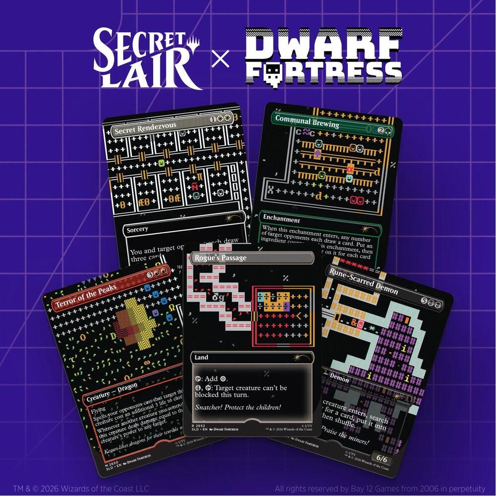 Secret Lair Drop: Secret Lair x Dwarf Fortress: Create New World - Non-Foil Edition card from Secret Lair Drop Series