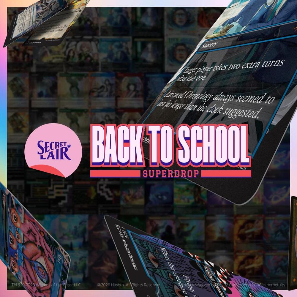Secret Lair Back to School Superdrop: This Will Be On The Test Everything Bundle sealed product from Secret Lair Drop Series