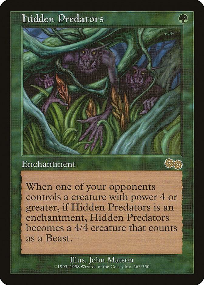 Hidden Predators 263 card from Urza's Saga