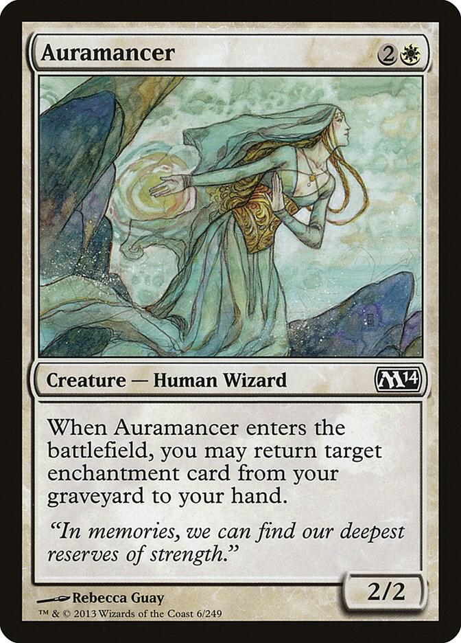 Auramancer 6 card from Magic 2014 (M14)