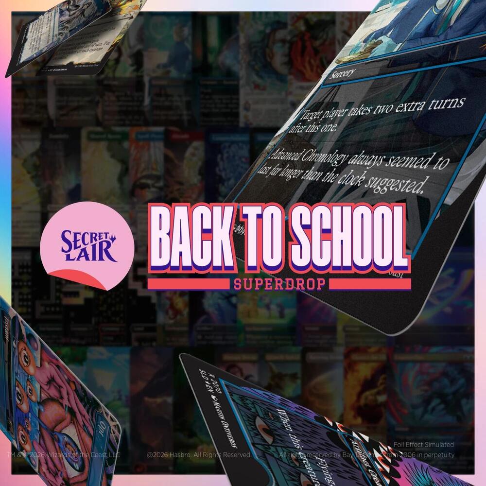 Secret Lair Back to School Superdrop: Spirit Week All Foils Bundle sealed product from Secret Lair Drop Series