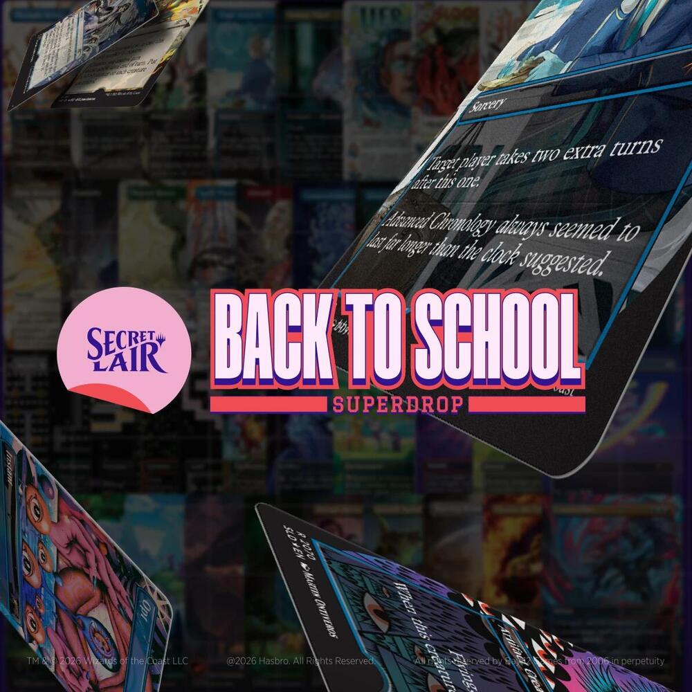 Secret Lair Back to School Superdrop: Ready For Rollcall Non-Foil Bundle sealed product from Secret Lair Drop Series