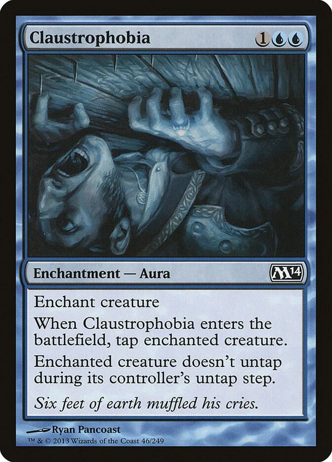 Claustrophobia 46 card from Magic 2014 (M14)