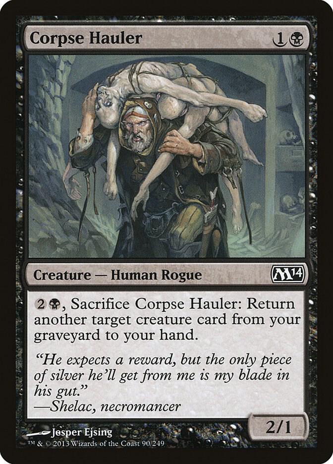 Corpse Hauler 90 card from Magic 2014 (M14)