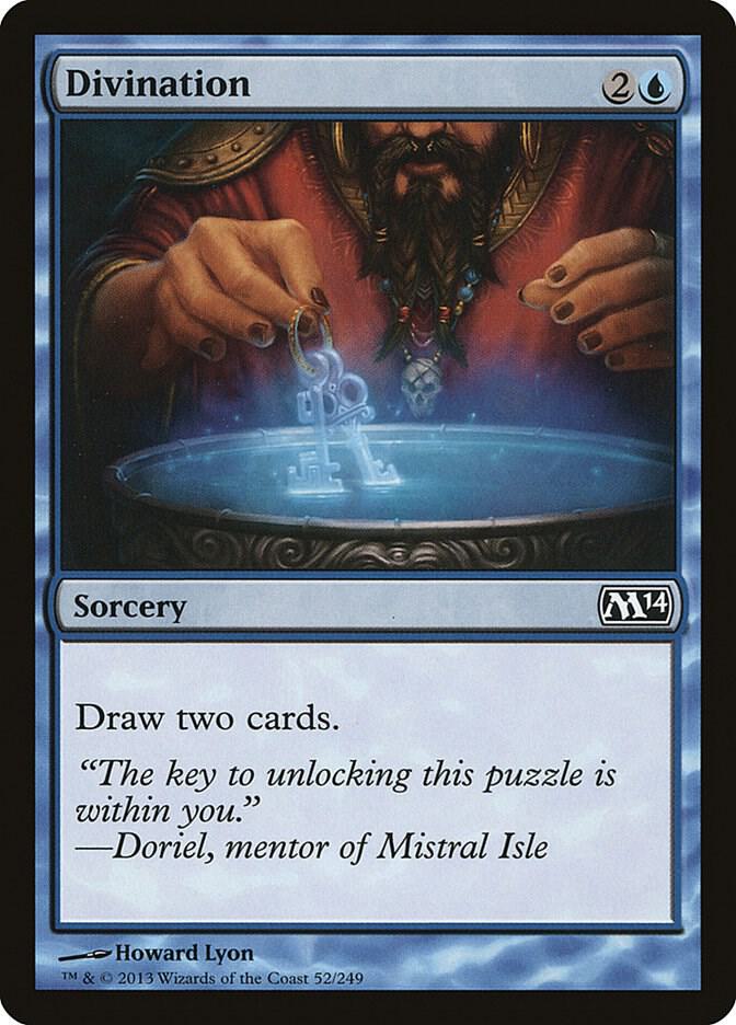 Divination 52 card from Magic 2014 (M14)