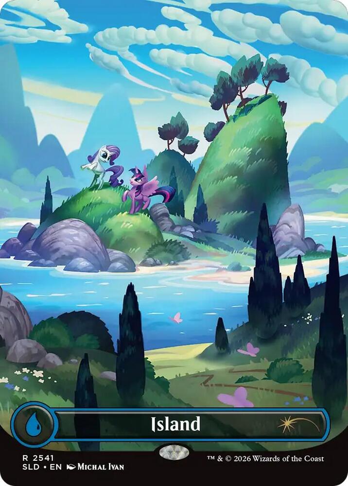 Island 2541 card from Secret Lair Drop Series