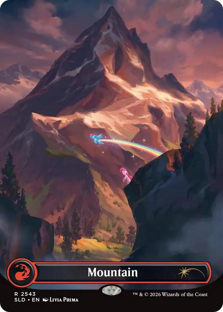 Mountain 2543 card from Secret Lair Drop Series