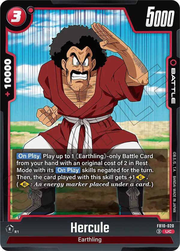 Hercule FB10-020 card from Cross Force