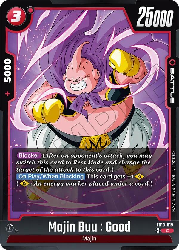 Majin Buu : Good FB10-019 card from Cross Force