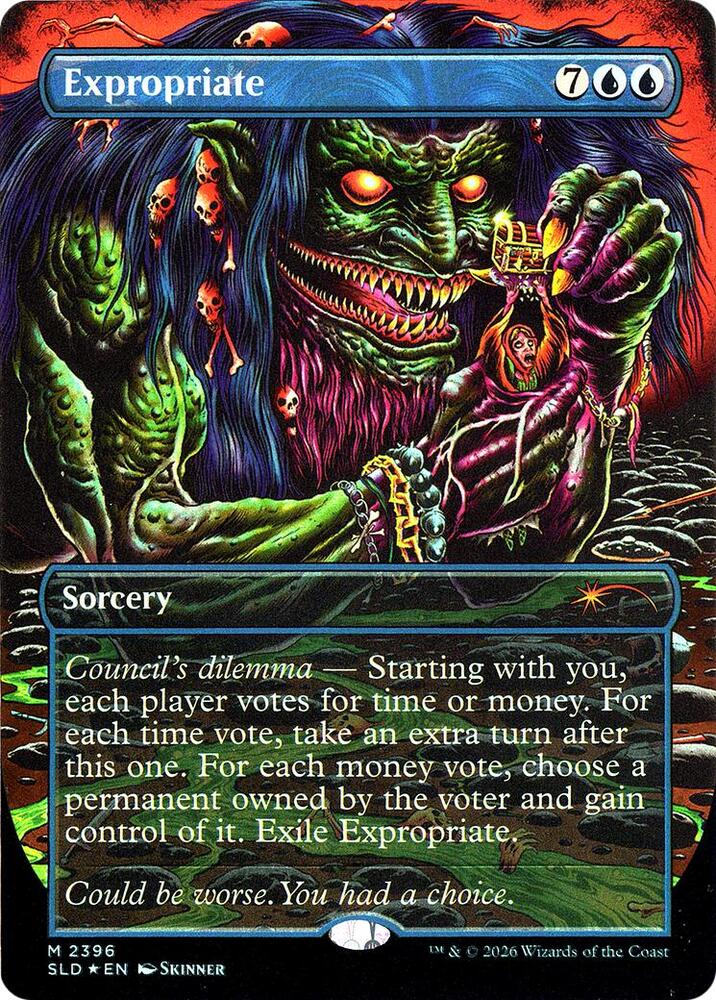 Expropriate 2396 card from Secret Lair Drop Series