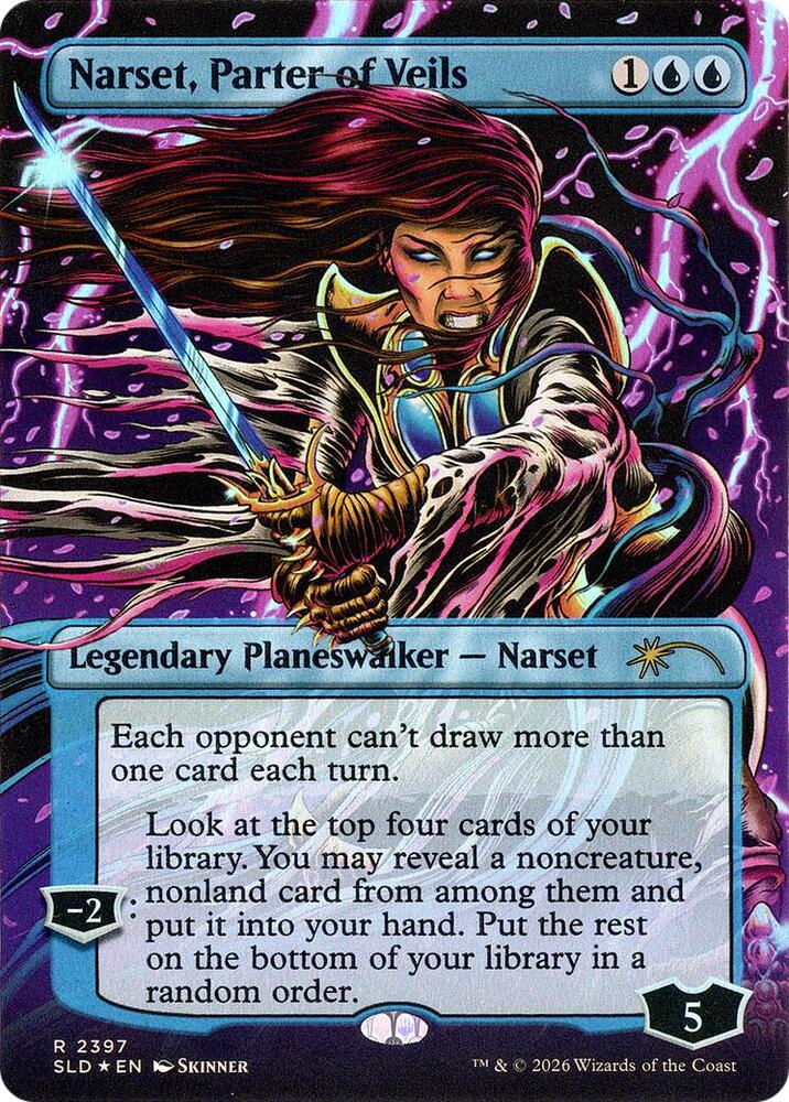 Narset, Parter of Veils 2397 card from Secret Lair Drop Series