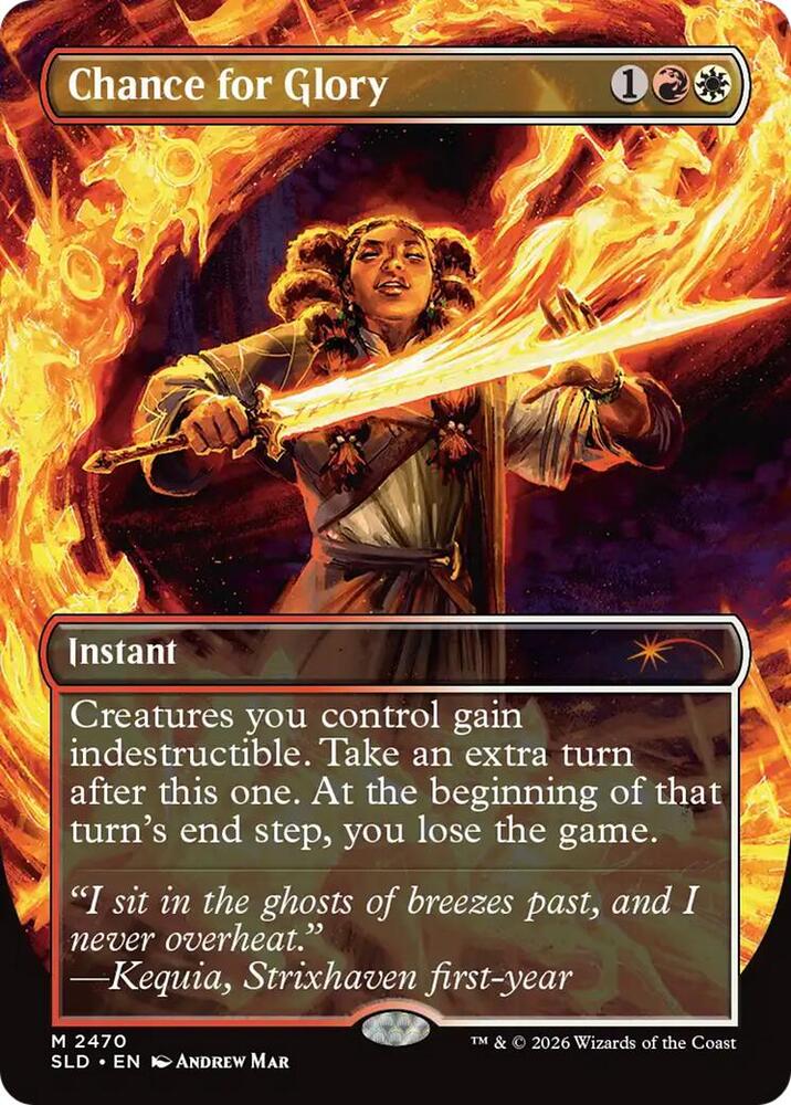 Chance for Glory 2470 card from Secret Lair Drop Series