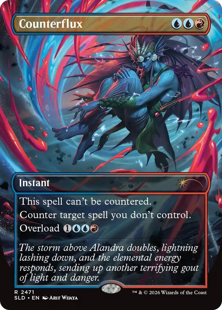 Counterflux 2471 card from Secret Lair Drop Series