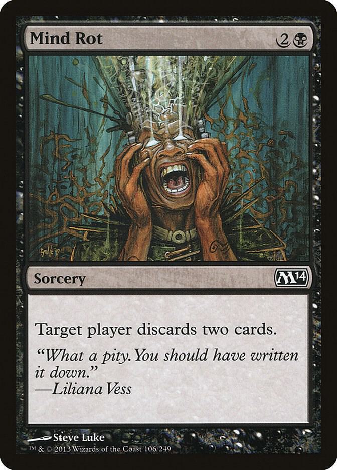 Mind Rot 106 card from Magic 2014 (M14)