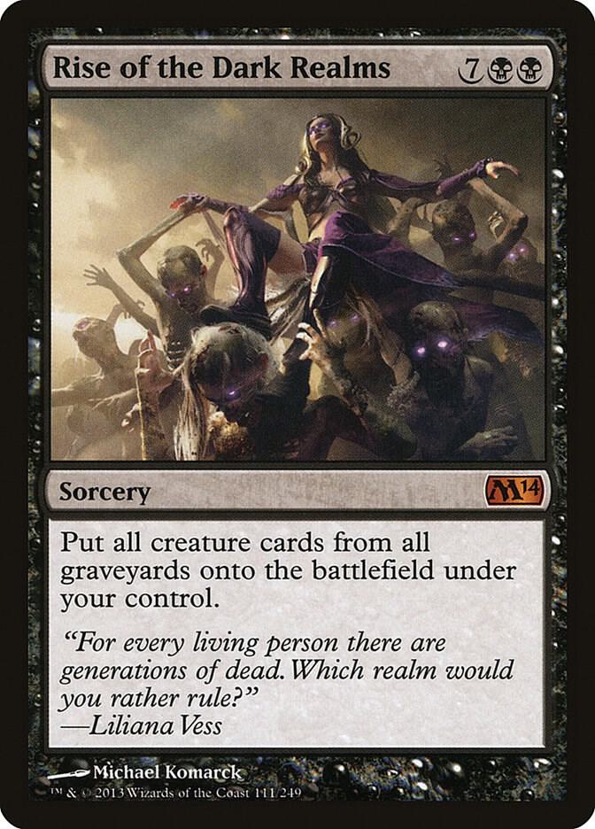 Rise of the Dark Realms 111 card from Magic 2014 (M14)