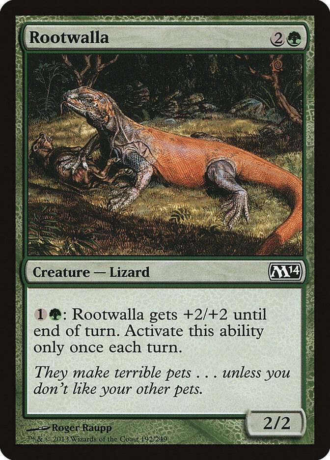 Rootwalla 192 card from Magic 2014 (M14)