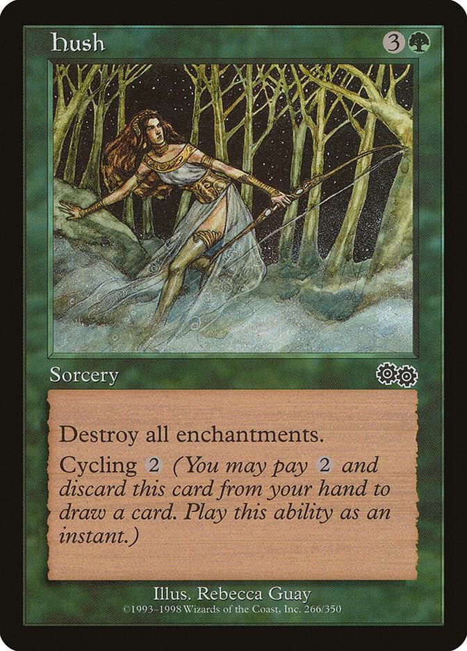 Hush 266 card from Urza's Saga