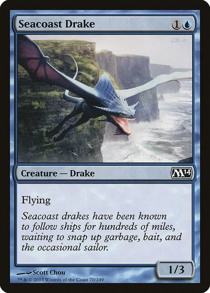 Seacoast Drake 70 card from Magic 2014 (M14)