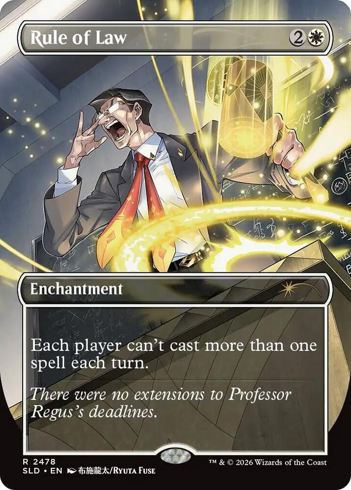 Rule of Law 2478 card from Secret Lair Drop Series
