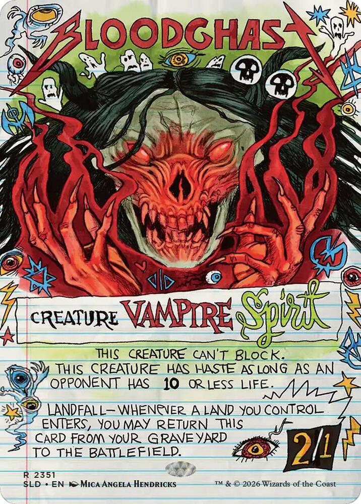 Bloodghast 2351 card from Secret Lair Drop Series