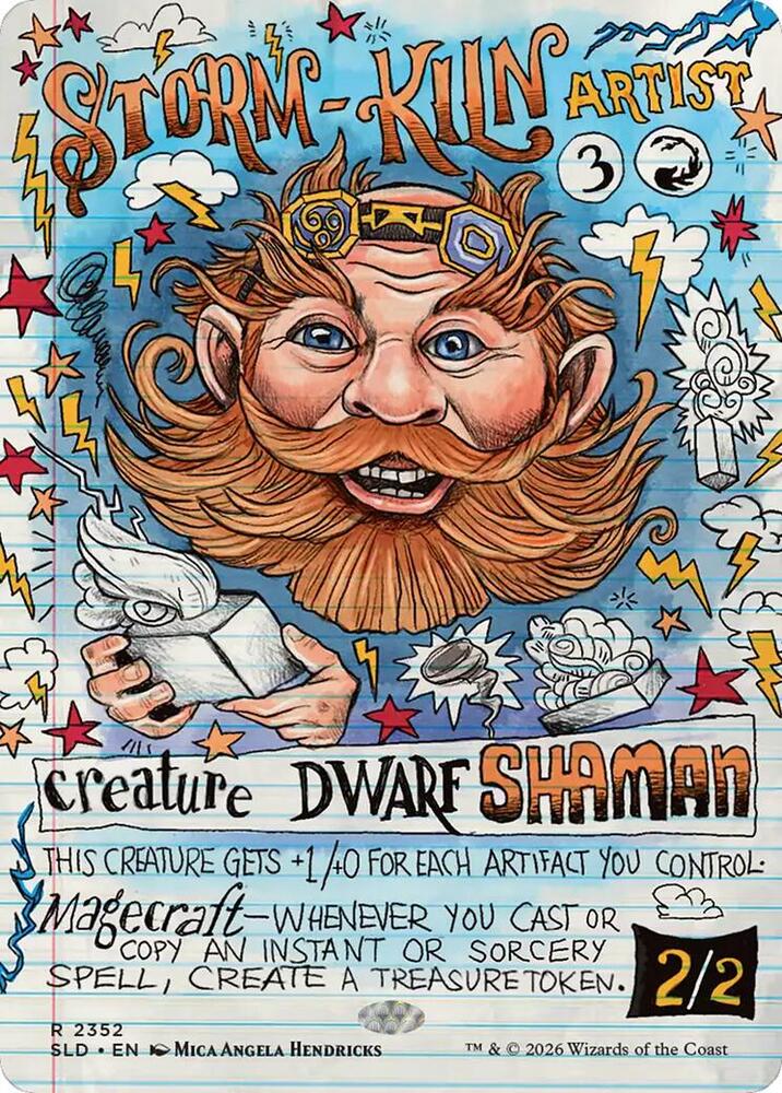 Storm-Kiln Artist 2352 card from Secret Lair Drop Series