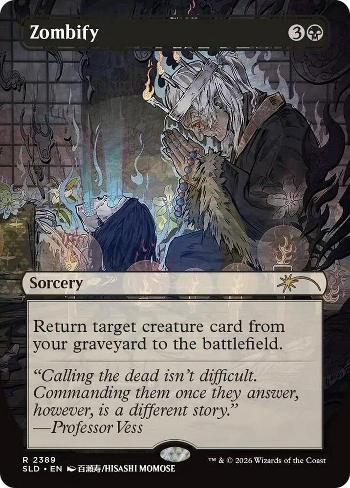 Zombify 2389 card from Secret Lair Drop Series