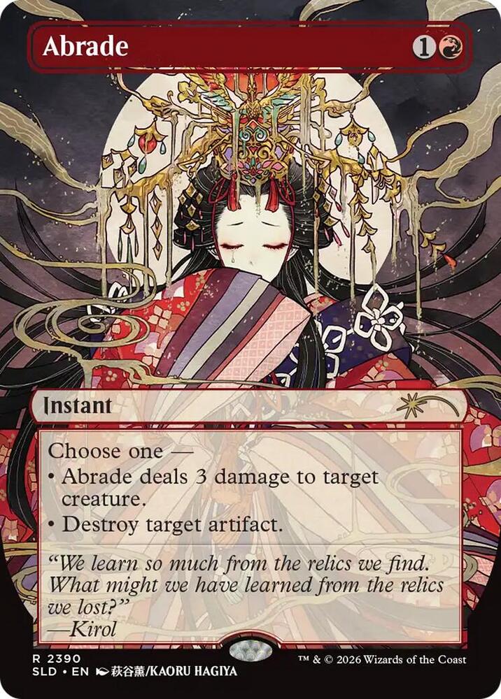 Abrade 2390 card from Secret Lair Drop Series