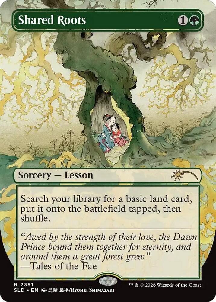 Shared Roots 2391 card from Secret Lair Drop Series