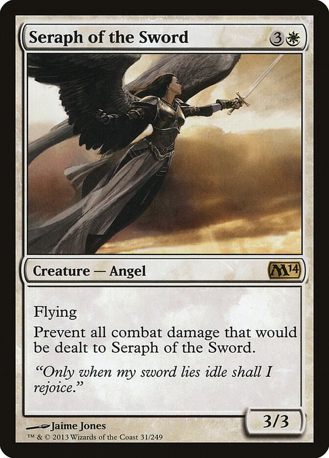 Seraph of the Sword 31 card from Magic 2014 (M14)