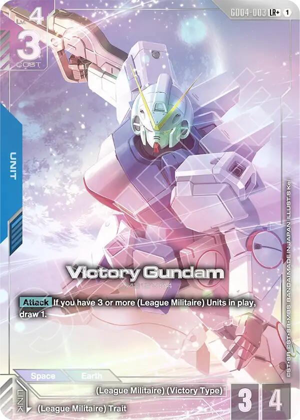 Victory Gundam (LR+) GD04-003 card from Phantom Aria