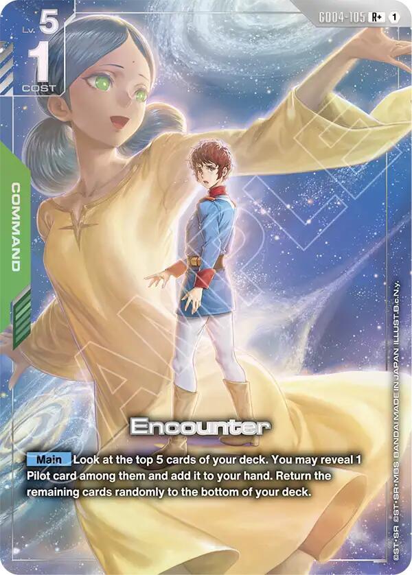 Encounter (R+) GD04-105 card from Phantom Aria