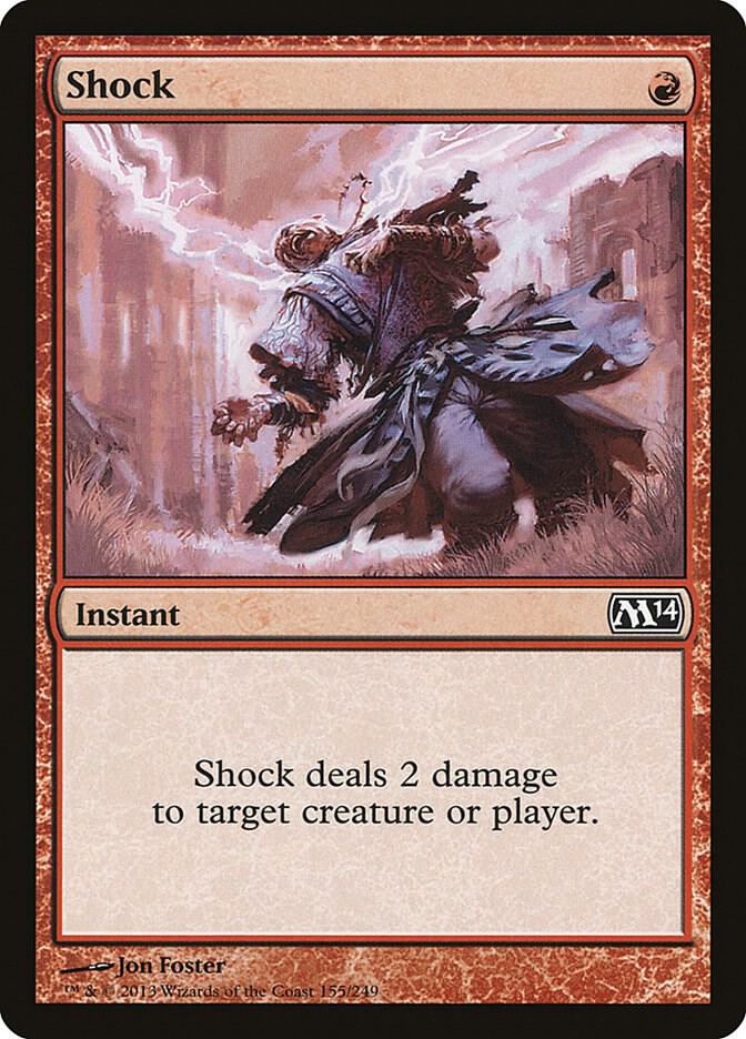 Shock 155 card from Magic 2014 (M14)