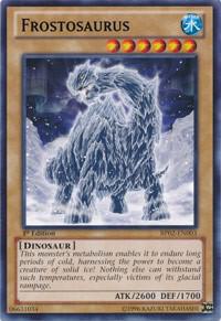 Frostosaurus BP02-EN003 card from Battle Pack 2: War of the Giants
