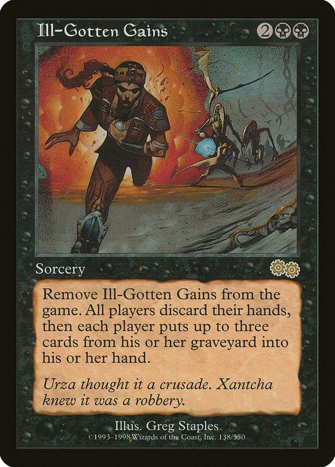 Ill-Gotten Gains 138 card from Urza's Saga