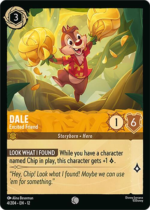 Dale - Excited Friend 4/204 card from Wilds Unknown