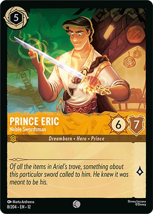 Prince Eric - Noble Swordsman 8/204 card from Wilds Unknown