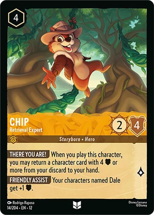 Chip - Retrieval Expert 14/204 card from Wilds Unknown