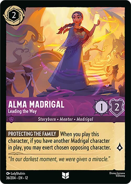 Alma Madrigal - Leading the Way 36/204 card from Wilds Unknown