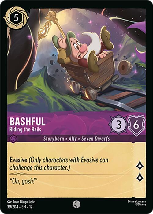 Bashful - Riding the Rails 39/204 card from Wilds Unknown