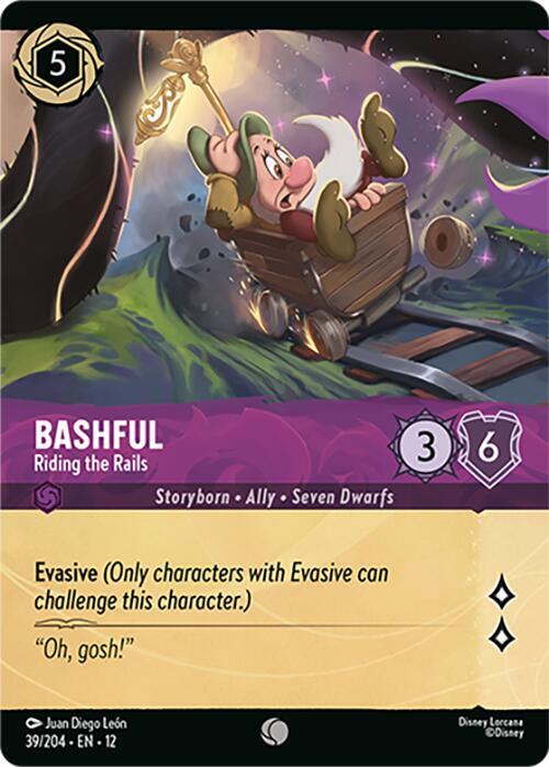 Bashful - Riding the Rails (Foil) 39/204 card from Wilds Unknown