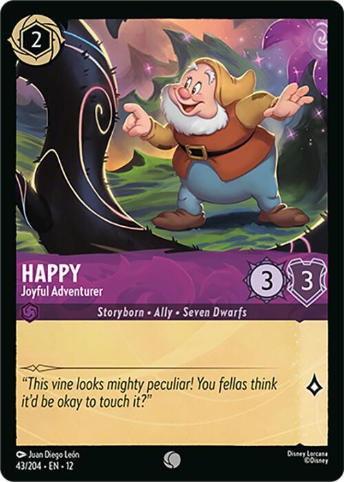 Happy - Joyful Adventurer 43/204 card from Wilds Unknown