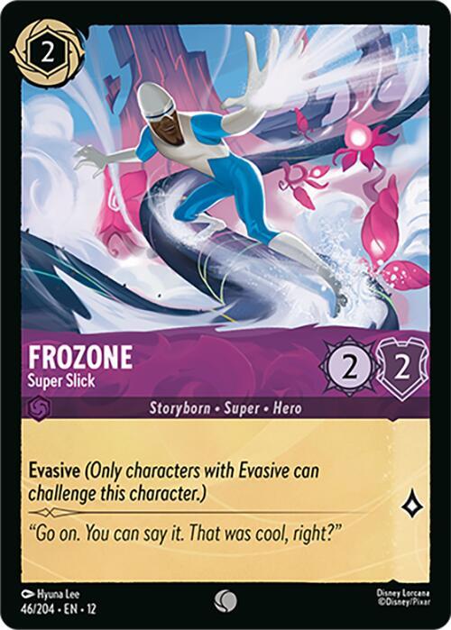Frozone - Super Slick 46/204 card from Wilds Unknown