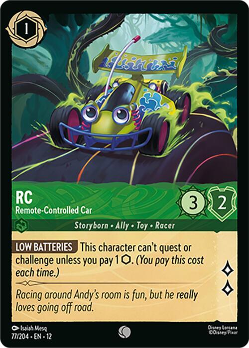 RC - Remote-Controlled Car 77/204 card from Wilds Unknown
