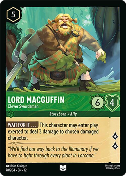 Lord MacGuffin - Clever Swordsman 78/204 card from Wilds Unknown