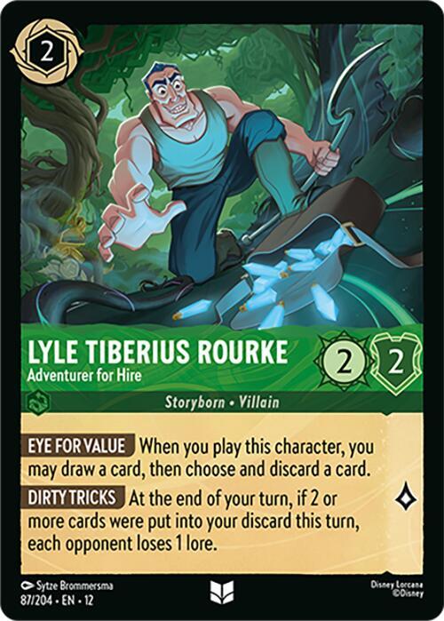 Lyle Tiberius Rourke - Adventurer for Hire 87/204 card from Wilds Unknown