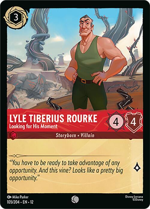Lyle Tiberius Rourke - Looking for His Moment 105/204 card from Wilds Unknown