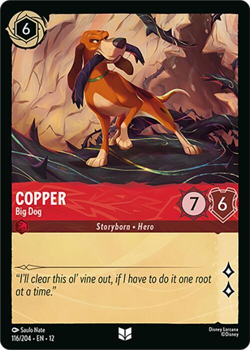 Copper - Big Dog 116/204 card from Wilds Unknown