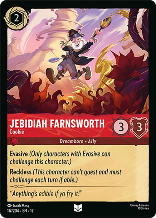 Jebidiah Farnsworth - Cookie 117/204 card from Wilds Unknown
